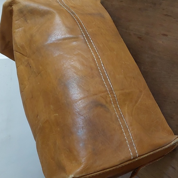 Vintage Suede Leather Carriel Yidi Zipper Camera Bag/Satchel *FINAL PRICE* ♡♡ - Picture 9 of 16